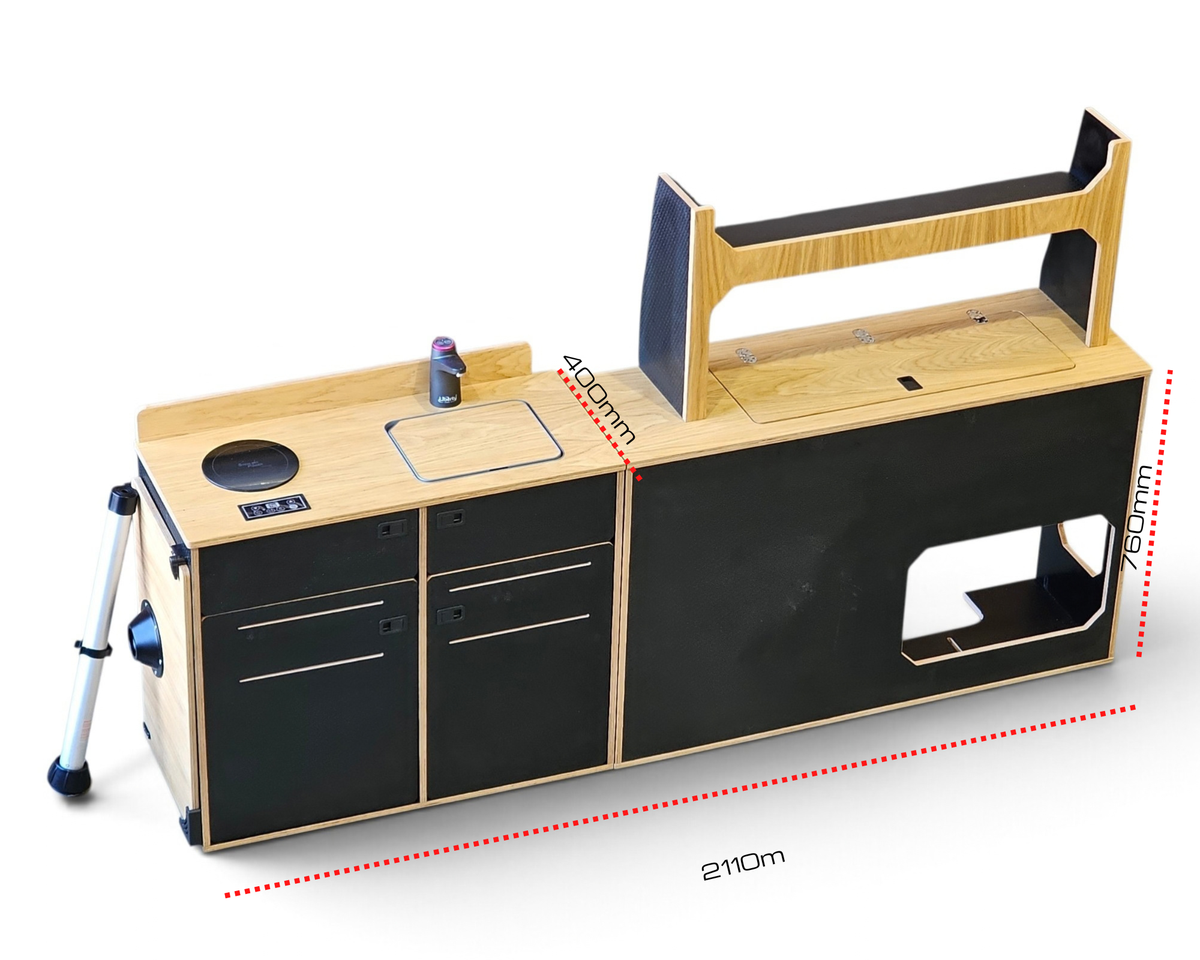 EX-DISPLAY CAMPERVAN KIT- VW T7 - Ford Custom -Woody-Pods -RIB-Fridge