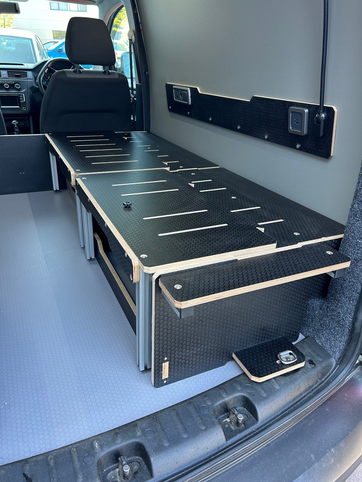 NEW Volkswagen Caddy mk4 Compact-Bed by Vangear - campervan bed