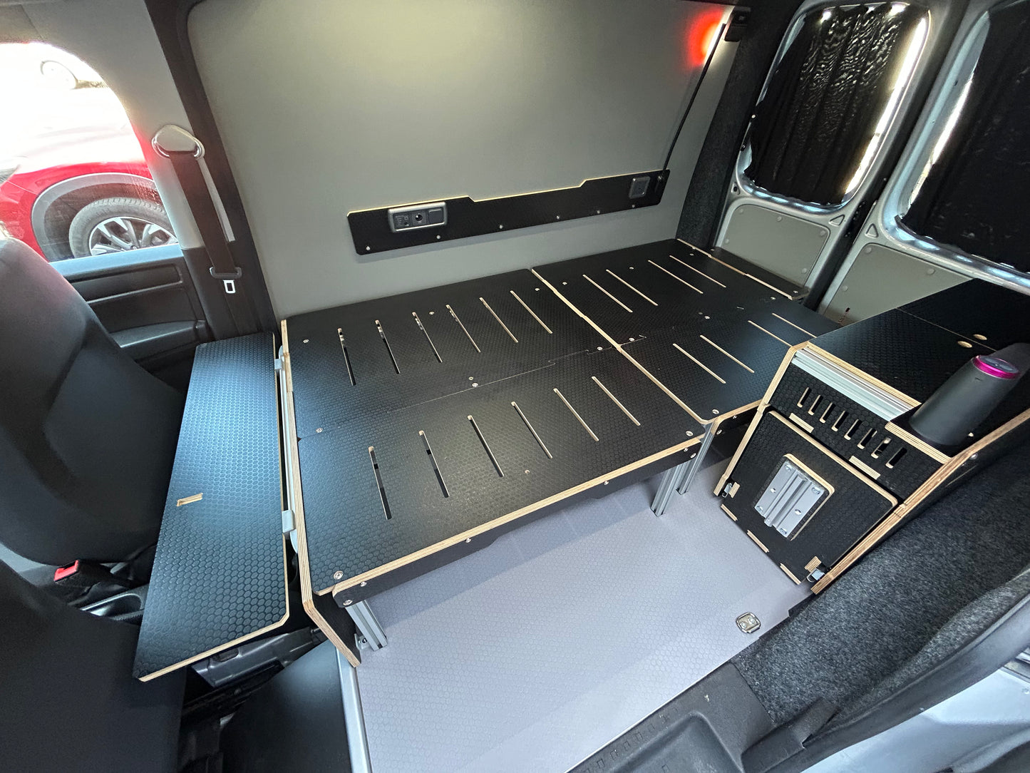 campervan conversion caddy bed