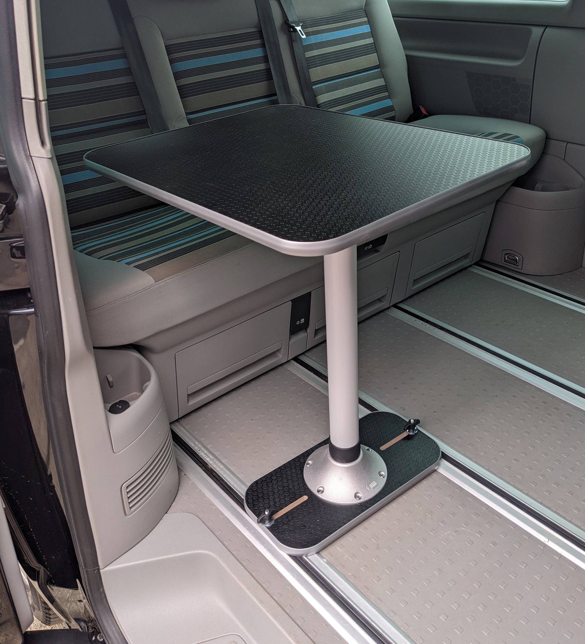 Camper van table stand