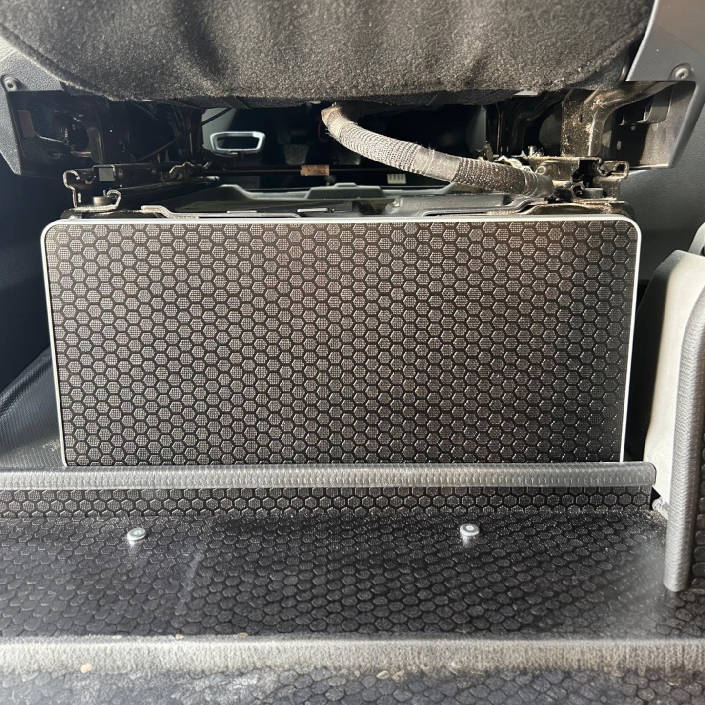 Ford Transit Custom 2024+ and Transporter T7 Drivers Seat Base Backing Cover