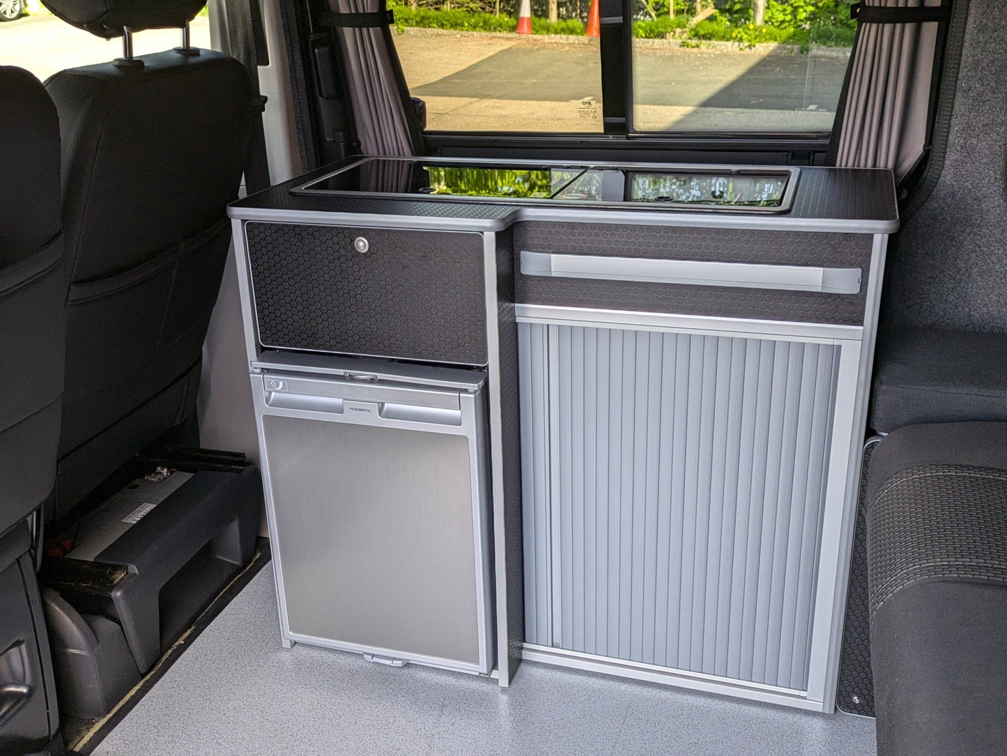 COMBI PACK 50L Fridge - Pod with Vangear side blanket box (short box) (NOT INCLUDING FRIDGE) - Vangear UK