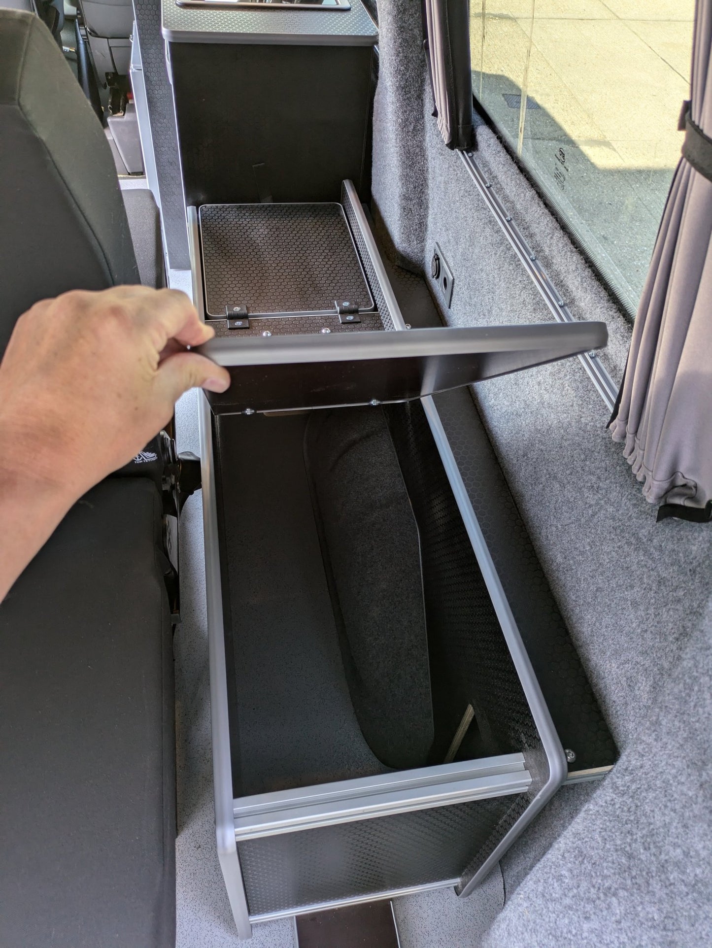 COMBI PACK 50L Fridge - Pod with Vangear side blanket box (short box) (NOT INCLUDING FRIDGE) - Vangear UK