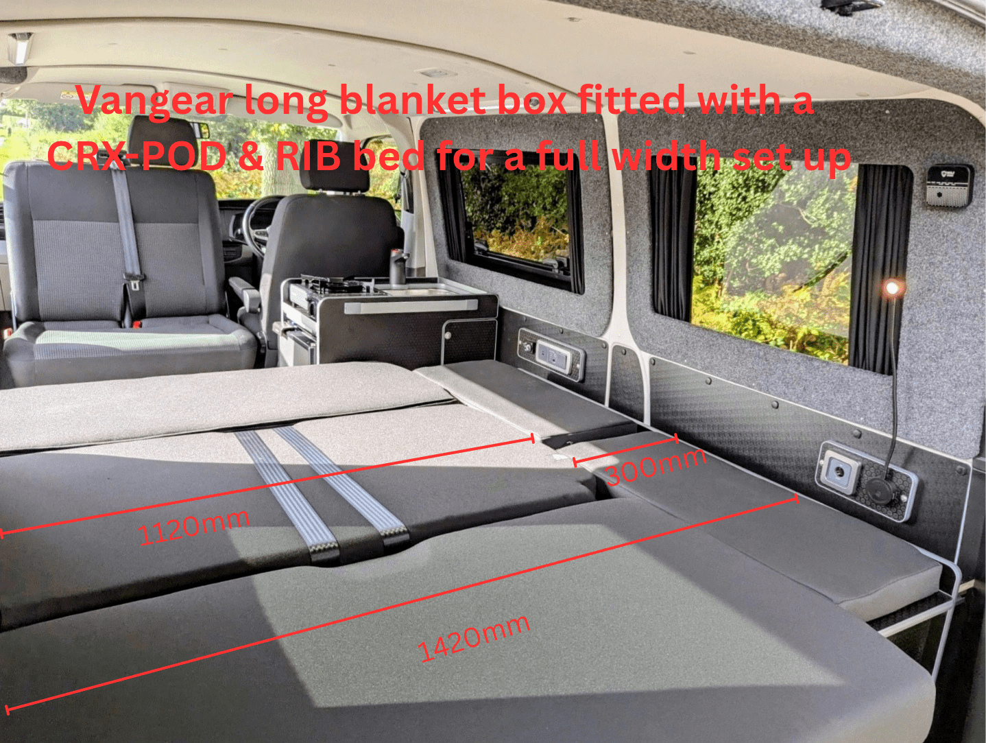 COMBI PACK Scopema RIB 112 Altair Bed with Vangear side blanket box (long box) - Vangear UK