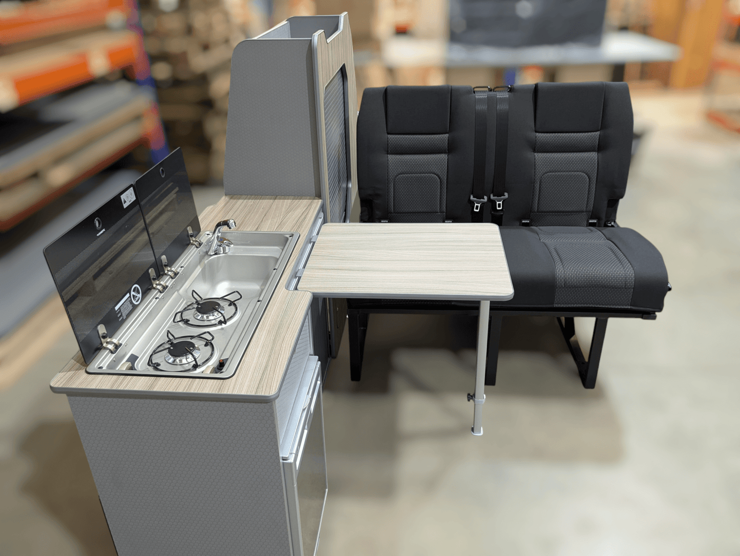 COMBI PACK Transporter - System / RIB bed Volkswagen Transporter SWB (NOT including fridge) - Vangear UK