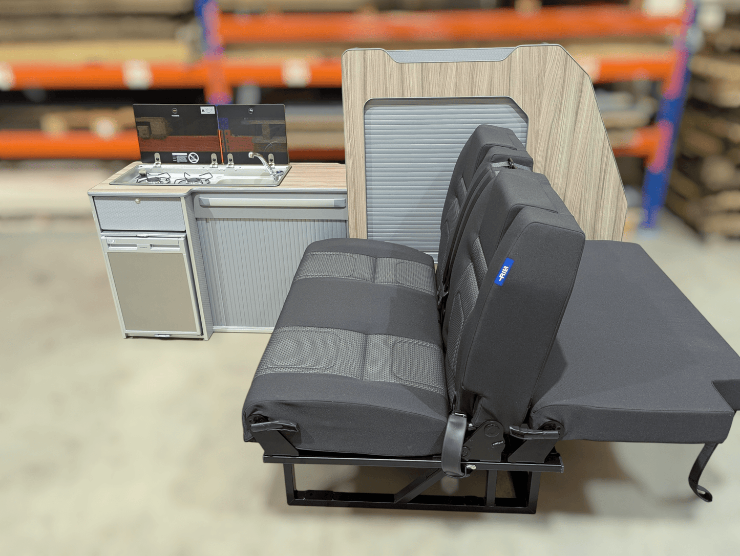 COMBI PACK Transporter - System / RIB bed Volkswagen Transporter SWB (NOT including fridge) - Vangear UK