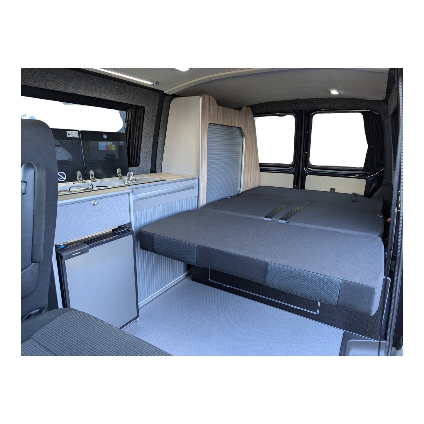 COMBI PACK Transporter - System / RIB bed Volkswagen Transporter SWB (NOT including fridge) - Vangear UK