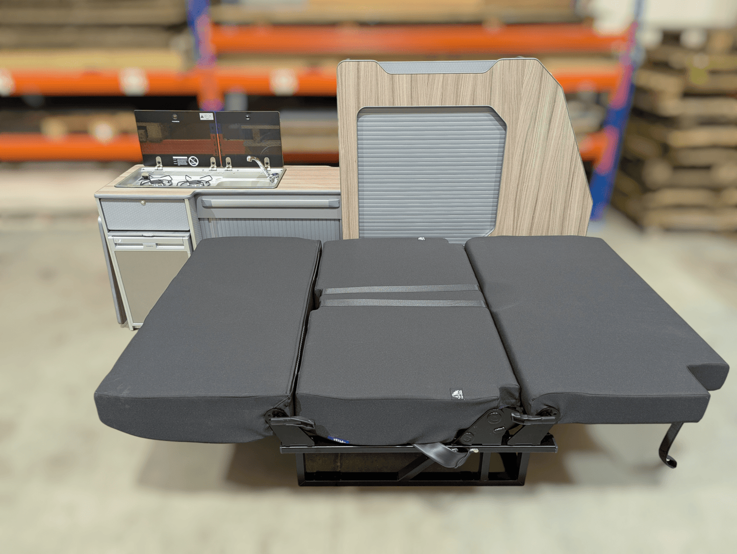 COMBI PACK Transporter - System / RIB bed Volkswagen Transporter SWB (NOT including fridge) - Vangear UK