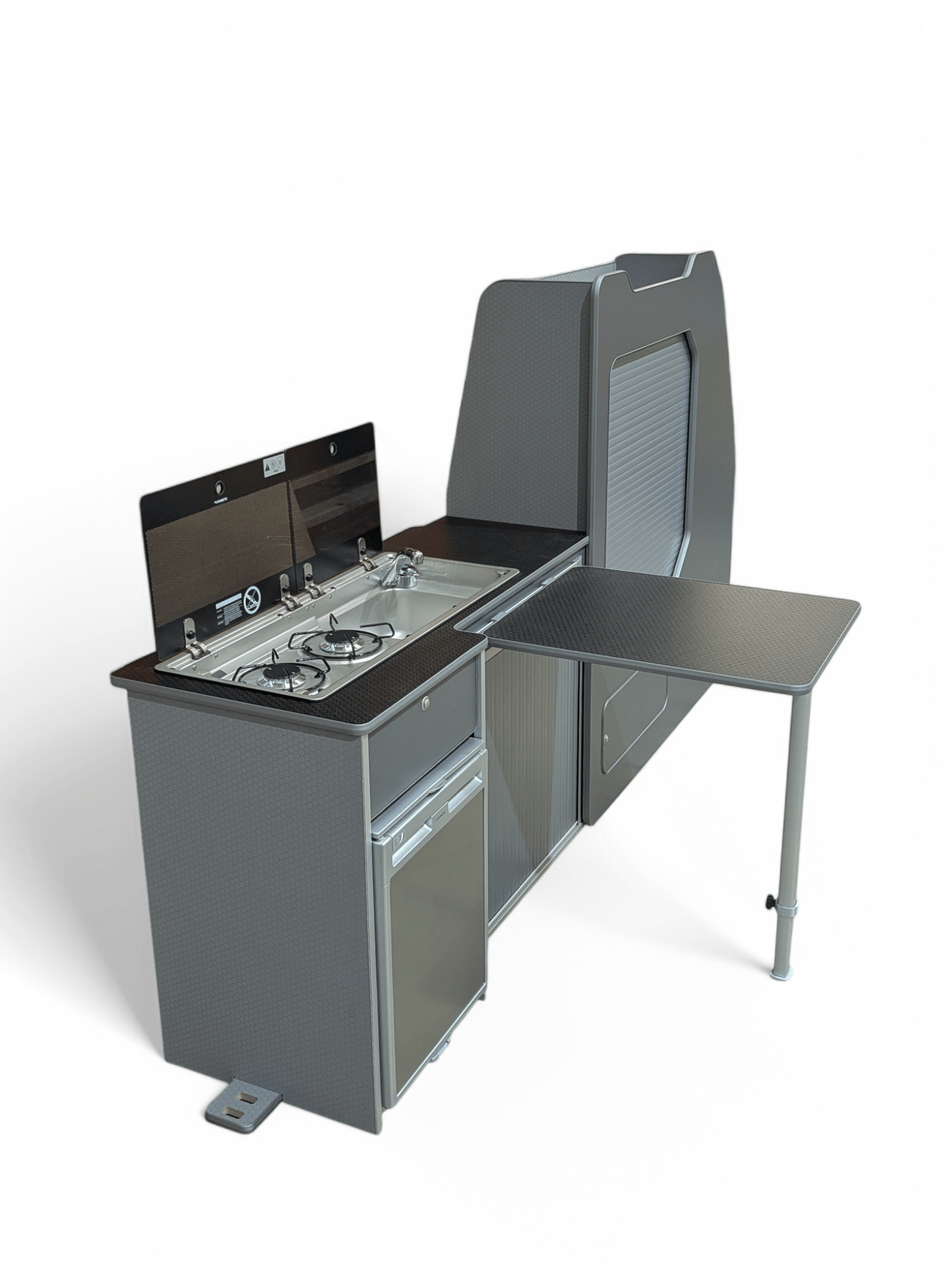 IN STOCK Transporter - System 50L for Volkswagen Transporter SWB (NOT including fridge) (Carbon Grey) - Vangear UK