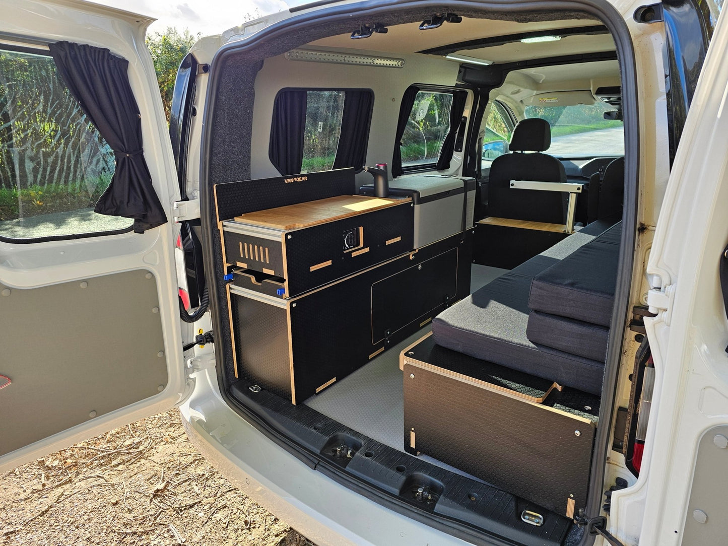 Maxi - Pod 2.1 sliding campervan kitchen (fridge not included) - Vangear UK