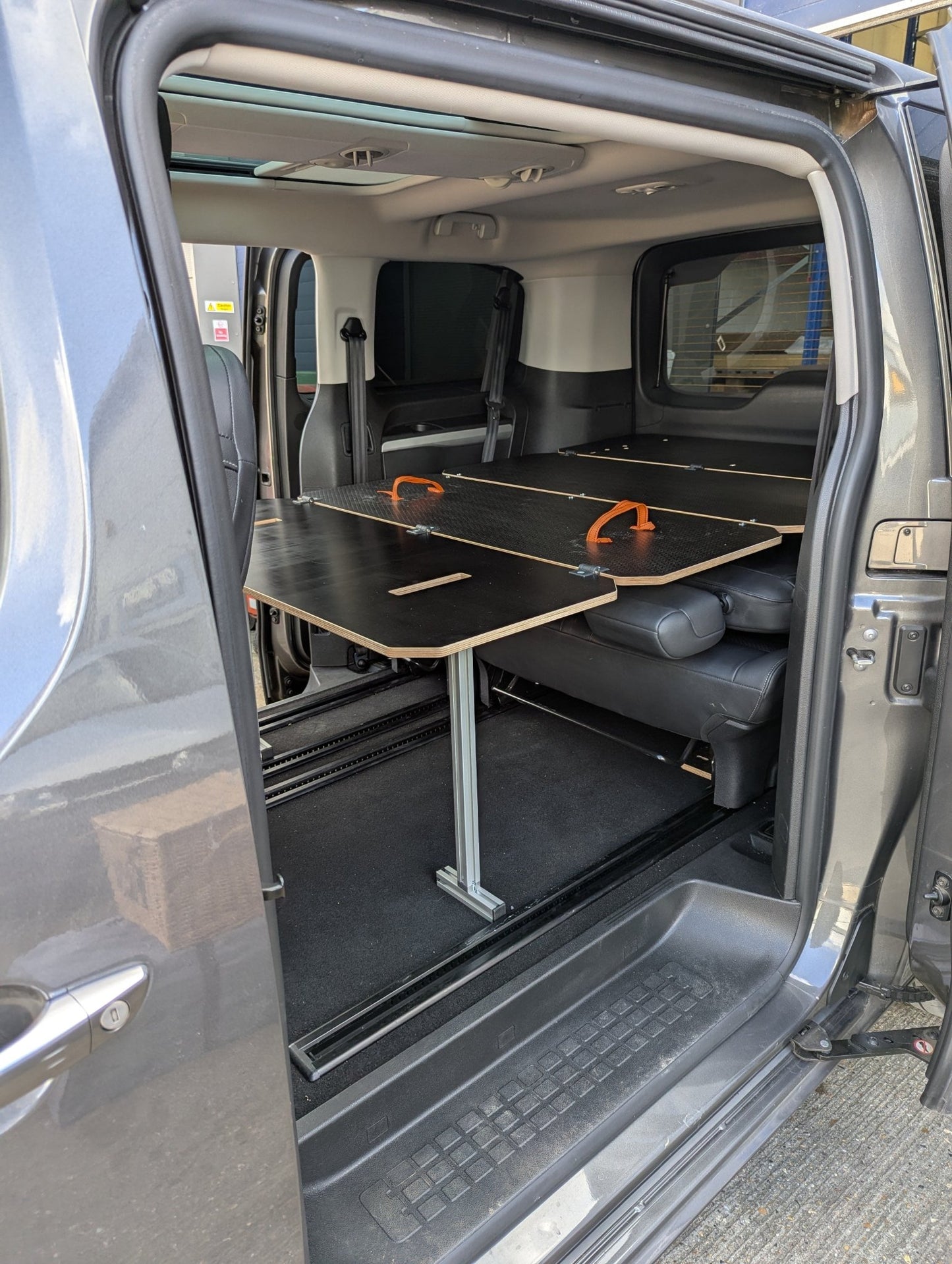 NEW Vangear 3rd row - Bed - Spacetourer/Traveller/Proace campervan Bed for 3rd row seats - Vangear UK