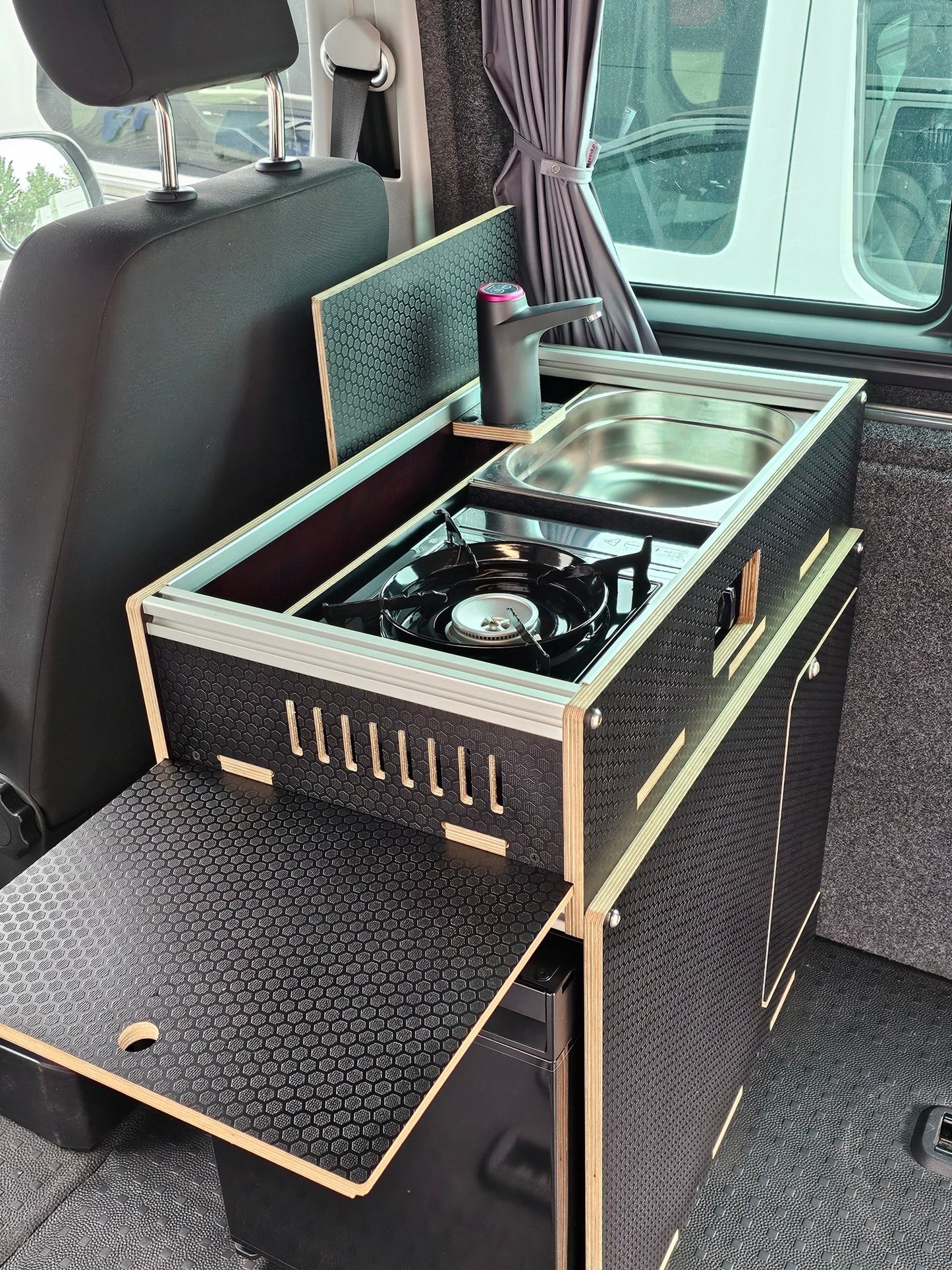 NEW Vangear Easy - Pod 2.0 campervan kitchen for CRX50 type fridge (fridge NOT included) - Vangear UK