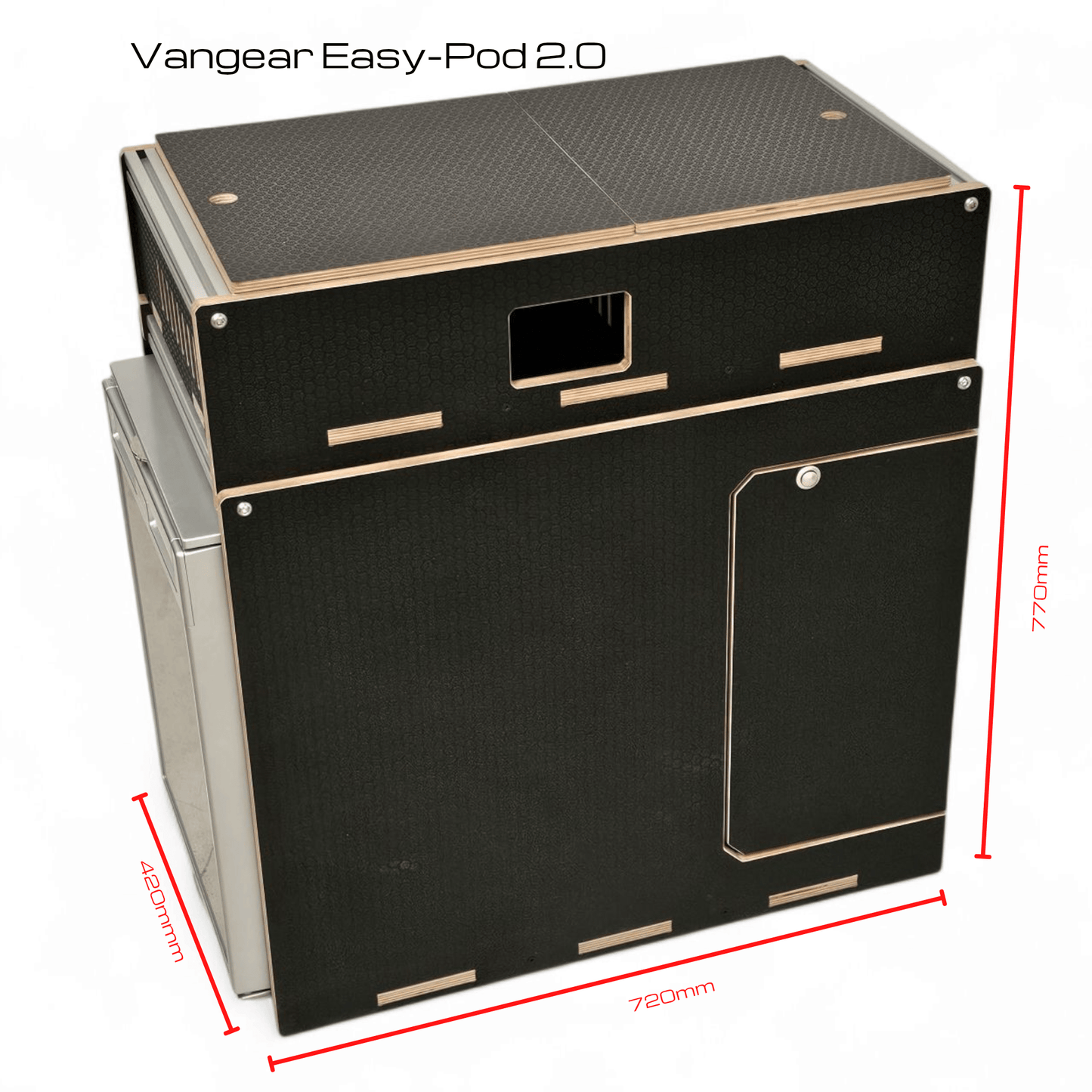 NEW Vangear Easy - Pod 2.0 self assembly campervan kitchen for fridge (fridge NOT included) - Vangear UK