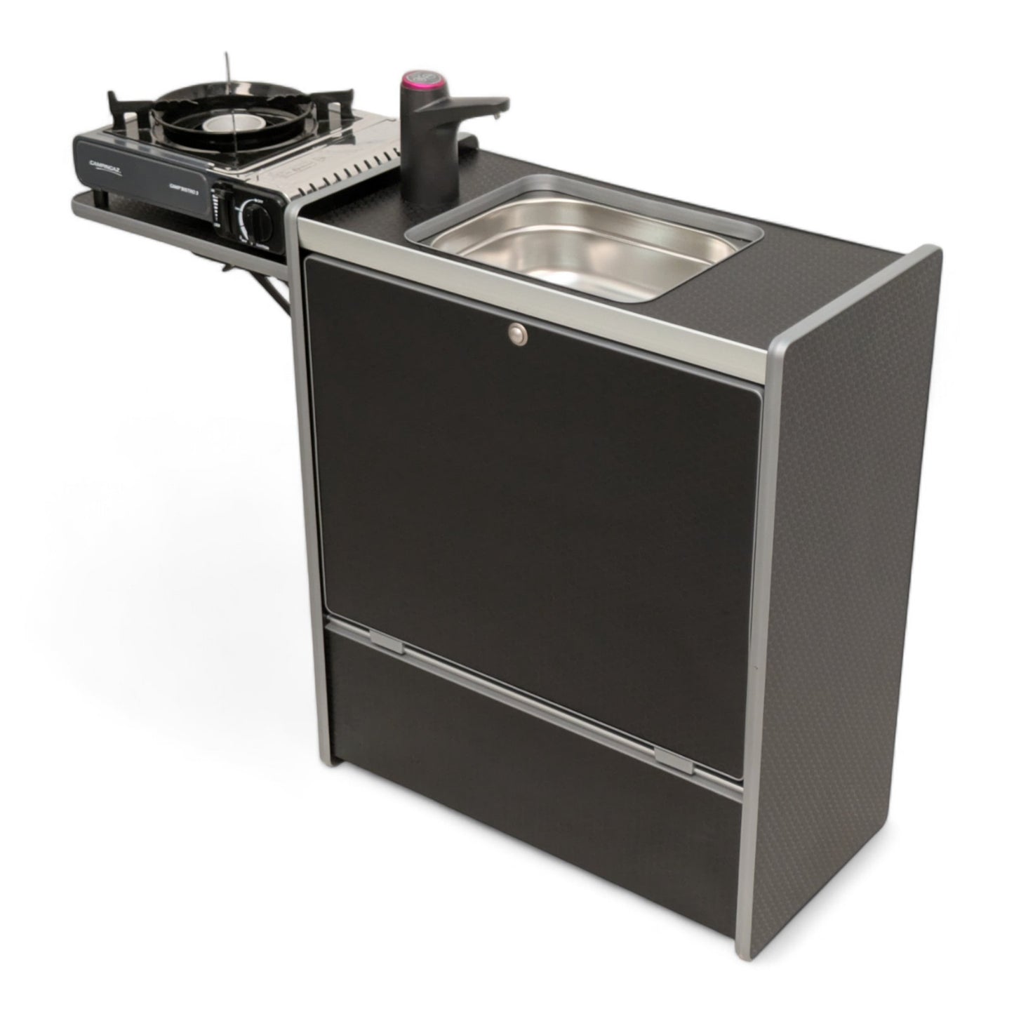 NEW Vangear Nano - Pod Campervan Kitchen (Black) NEW gen2.2 - Vangear UK