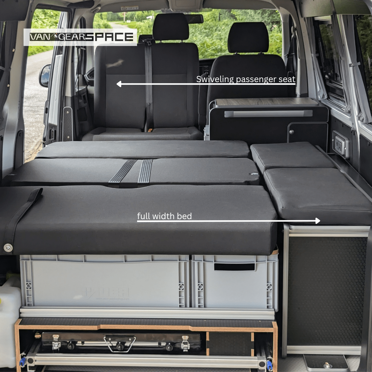 NOW SOLD Volkswagen 2021 Transporter T6.1 Campervan with a Vangear "SPACE" conversion SOLD (Copy) - Vangear UK