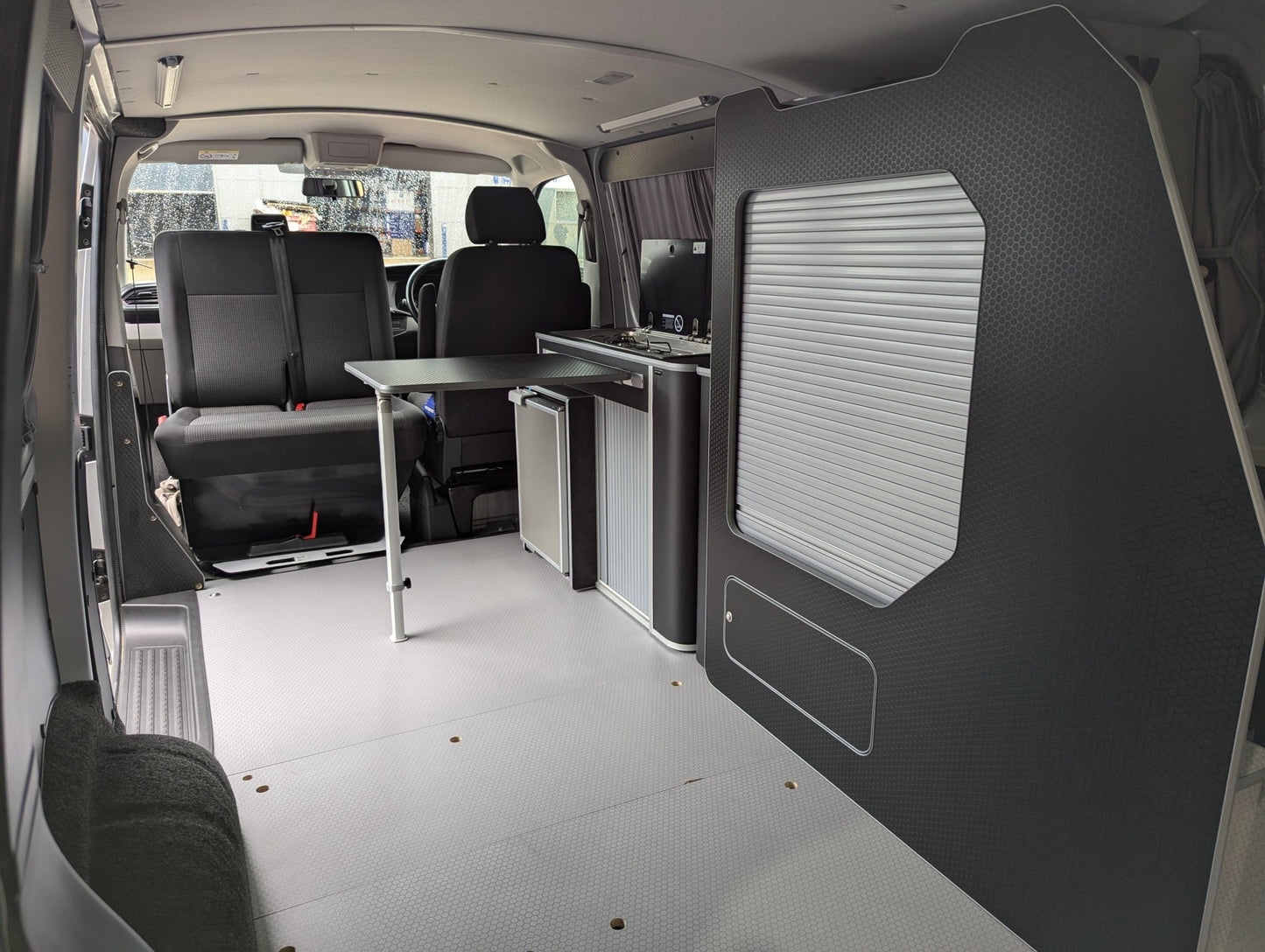 Rear - Pod (Large version for panel vans) to make a modular campervan system - Vangear UK