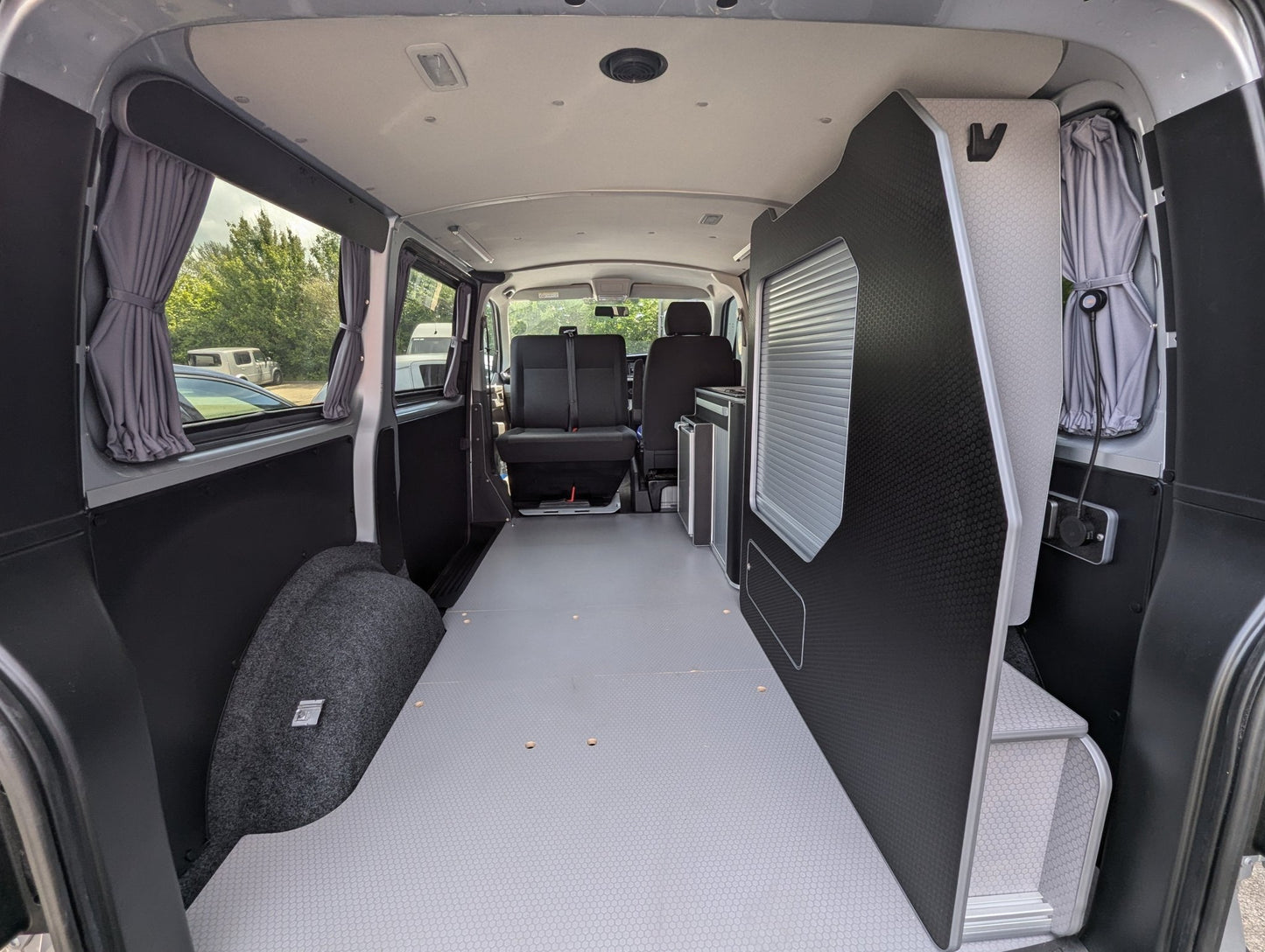 Rear - Pod (Large version for panel vans) to make a modular campervan system - Vangear UK