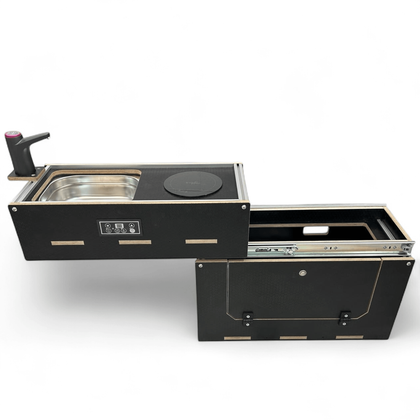 Vangear Caddy Pod 2.0 Electric Sliding Campervan Kitchen - Vangear UK