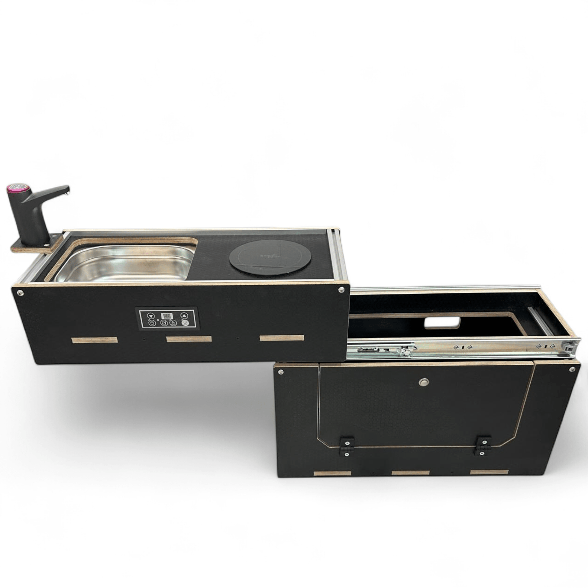 Vangear Caddy Pod 2.0 Electric Sliding Campervan Kitchen - Vangear UK