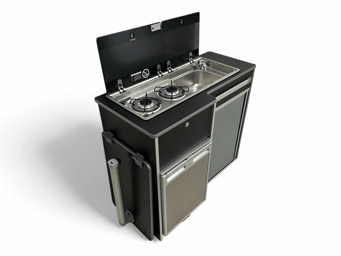 Vangear Campervan Fridge - Pod 50L (Black) (Not including the fridge) - Vangear UK