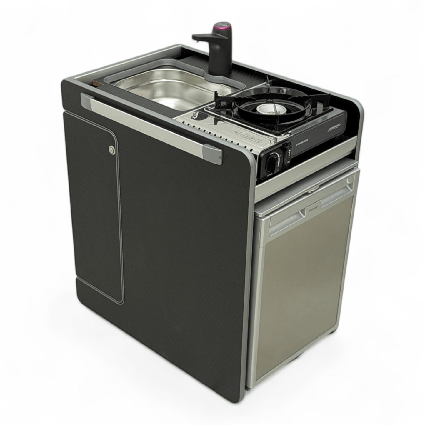 Vangear CRX - Pod 2.2 campervan fridge pod - Black or Grey (fridge not included) - Vangear UK