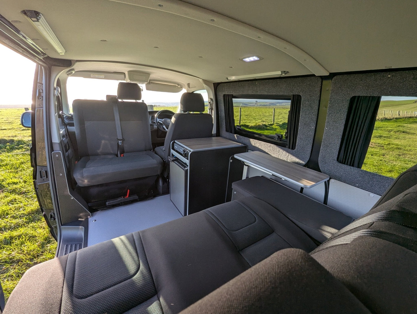 Vangear CRX - Pod 2.2 campervan fridge pod - Black or Grey (fridge not included) - Vangear UK