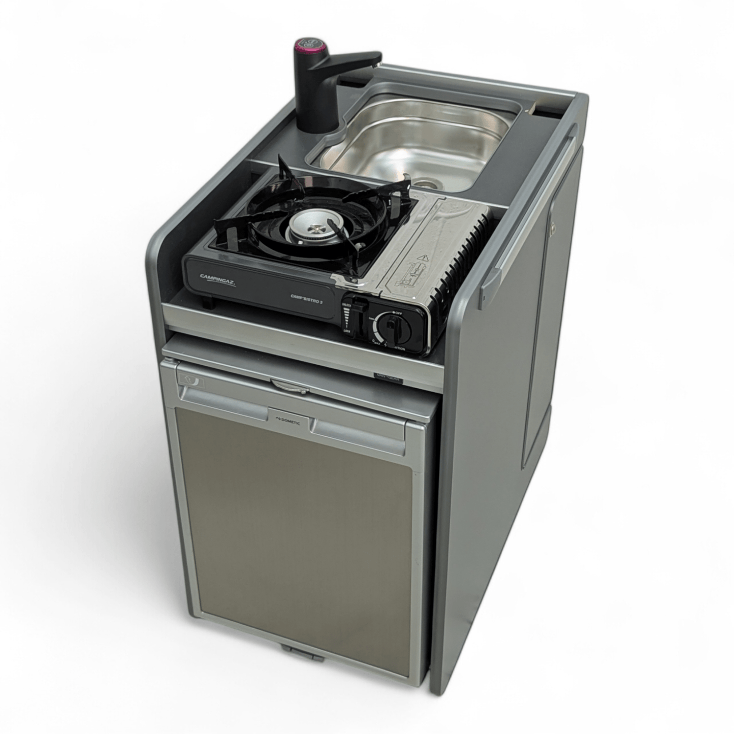 Vangear CRX - Pod 2.2 campervan fridge pod - Black or Grey (fridge not included) - Vangear UK