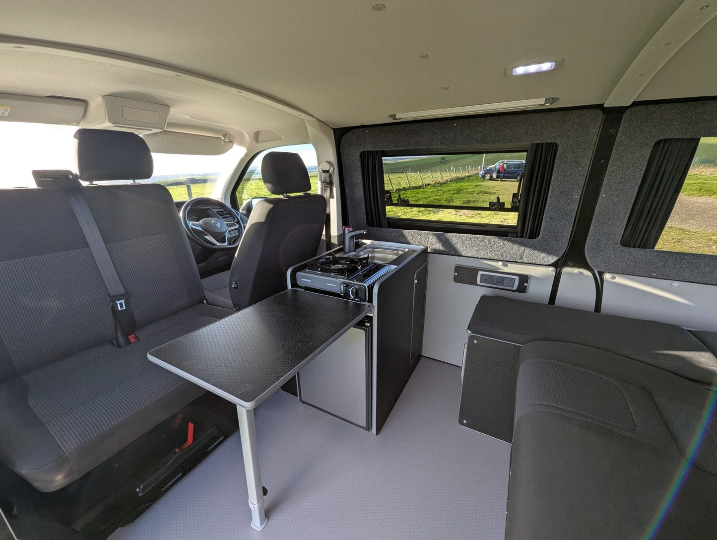 Vangear CRX - Pod 2.2 campervan fridge pod - Black or Grey (fridge not included) - Vangear UK