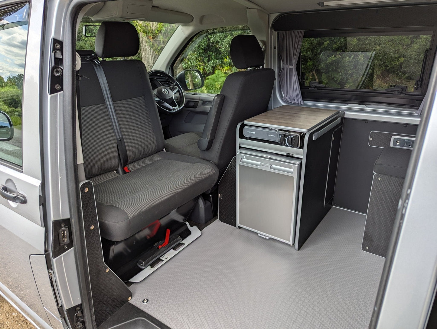 Vangear CRX - Pod 2.2 campervan fridge pod - Black or Grey (fridge not included) - Vangear UK