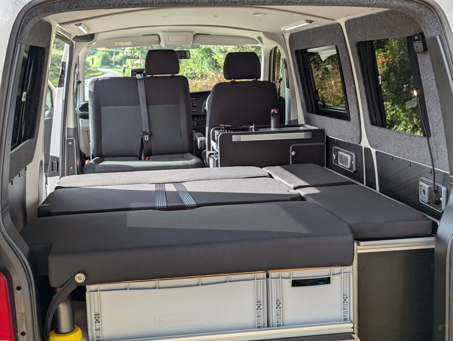 Vangear CRX - Pod 2.2 campervan fridge pod - Black or Grey (fridge not included) - Vangear UK