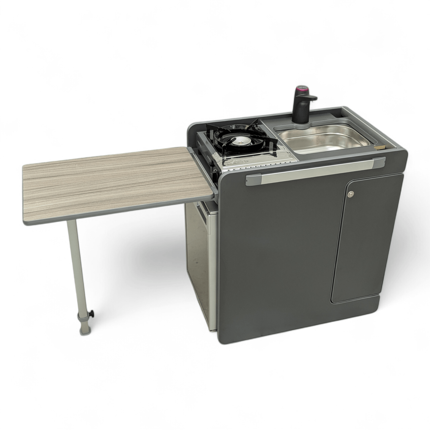 Vangear CRX - Pod 2.2 campervan fridge pod (Carbon Grey)(NOT including fridge) - Vangear UK