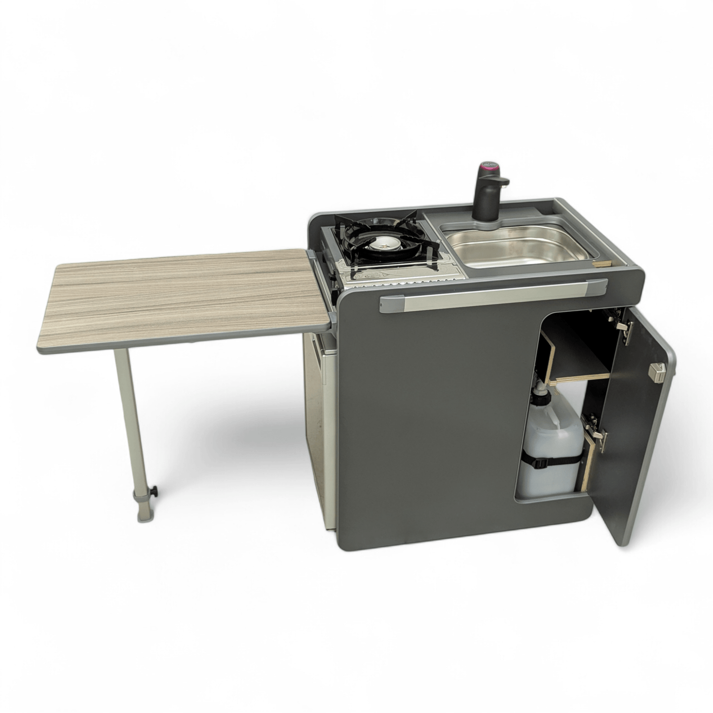 Vangear CRX - Pod 2.2 campervan fridge pod (Carbon Grey)(NOT including fridge) - Vangear UK