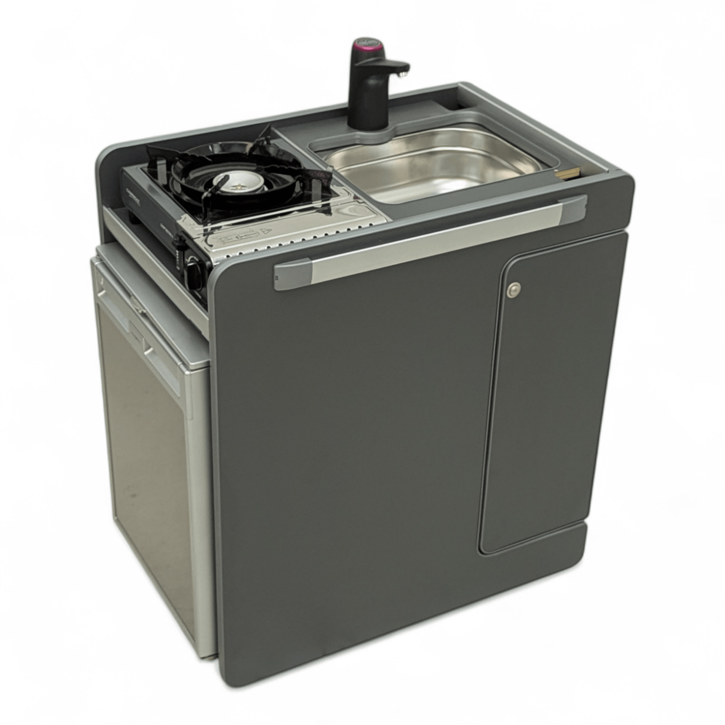 Vangear CRX - Pod 2.2 campervan fridge pod (Carbon Grey)(NOT including fridge) - Vangear UK