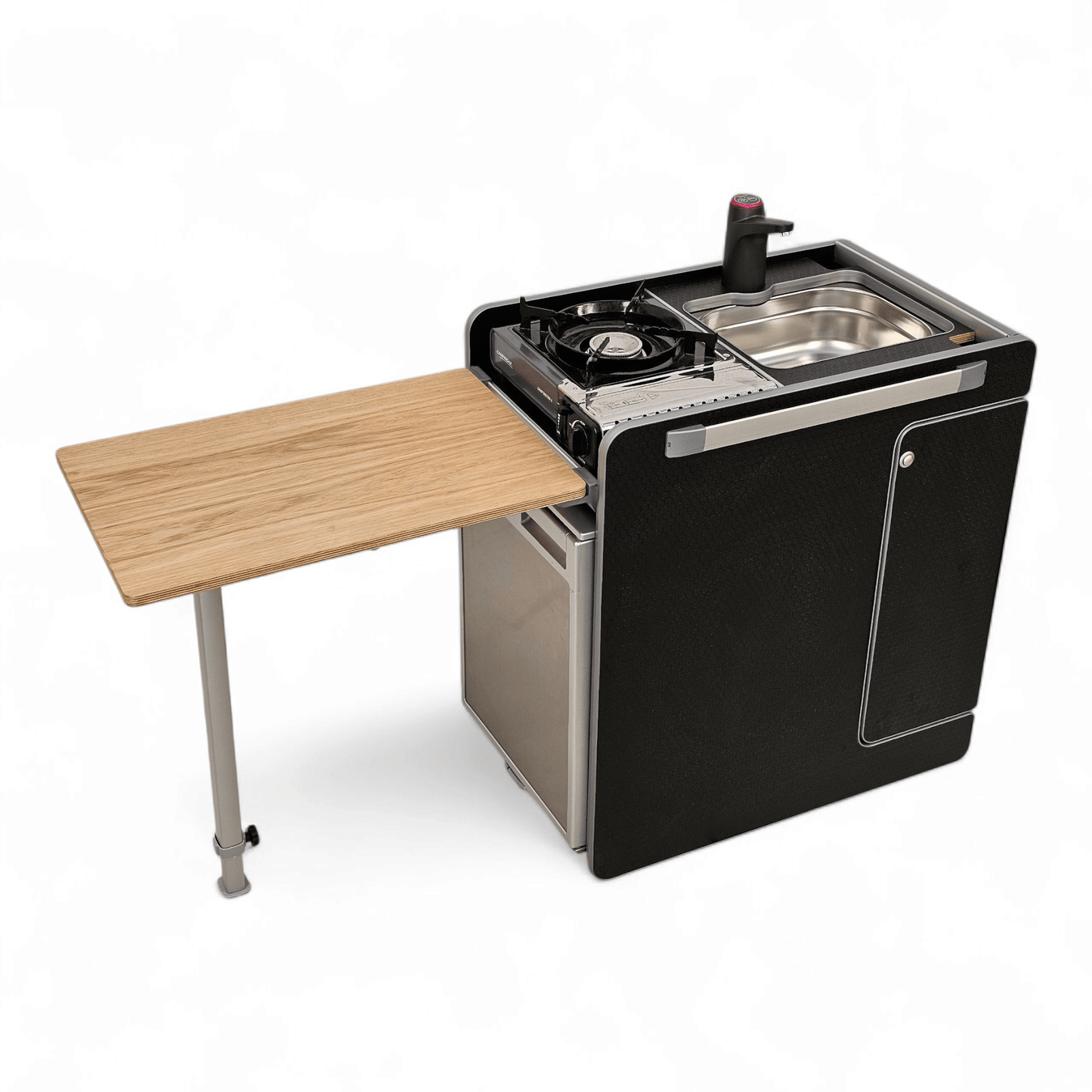 Vangear CRX - Pod 2.3 campervan fridge pod - Black or Grey (fridge not included) - Vangear UK