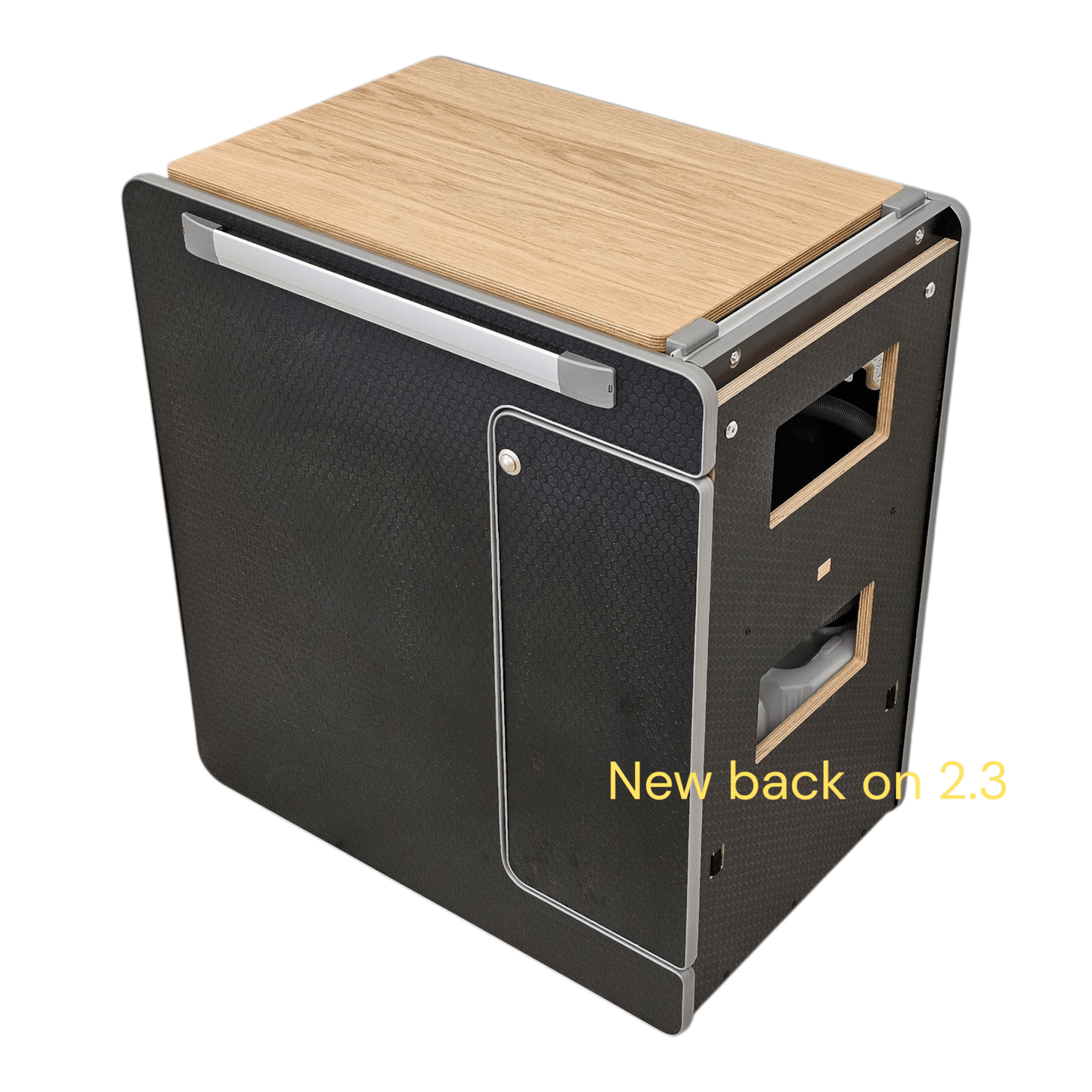 Vangear CRX - Pod 2.3 campervan fridge pod - Black or Grey (fridge not included) - Vangear UK