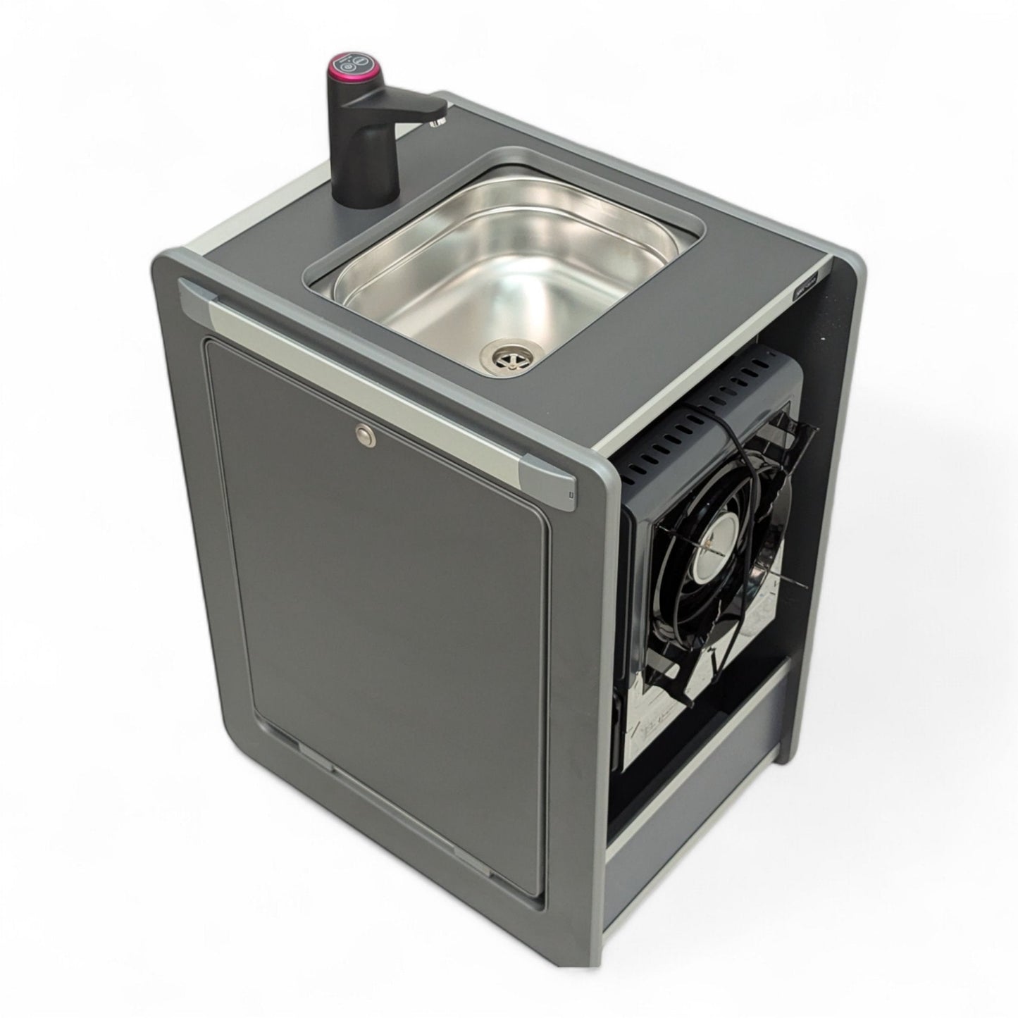 Vangear Mini - Pod Campervan Kitchen Pod (NEW Carbon Grey) gen2.2 - Vangear UK