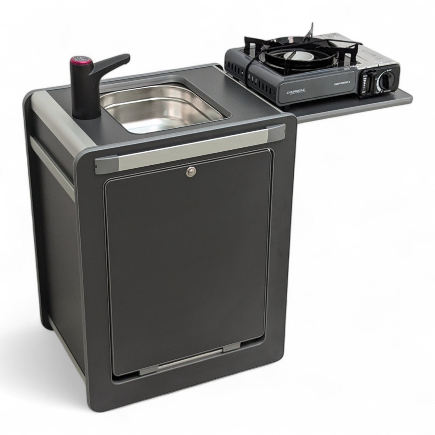 Vangear Mini - Pod Campervan Kitchen Pod (NEW Carbon Grey) gen2.2 - Vangear UK