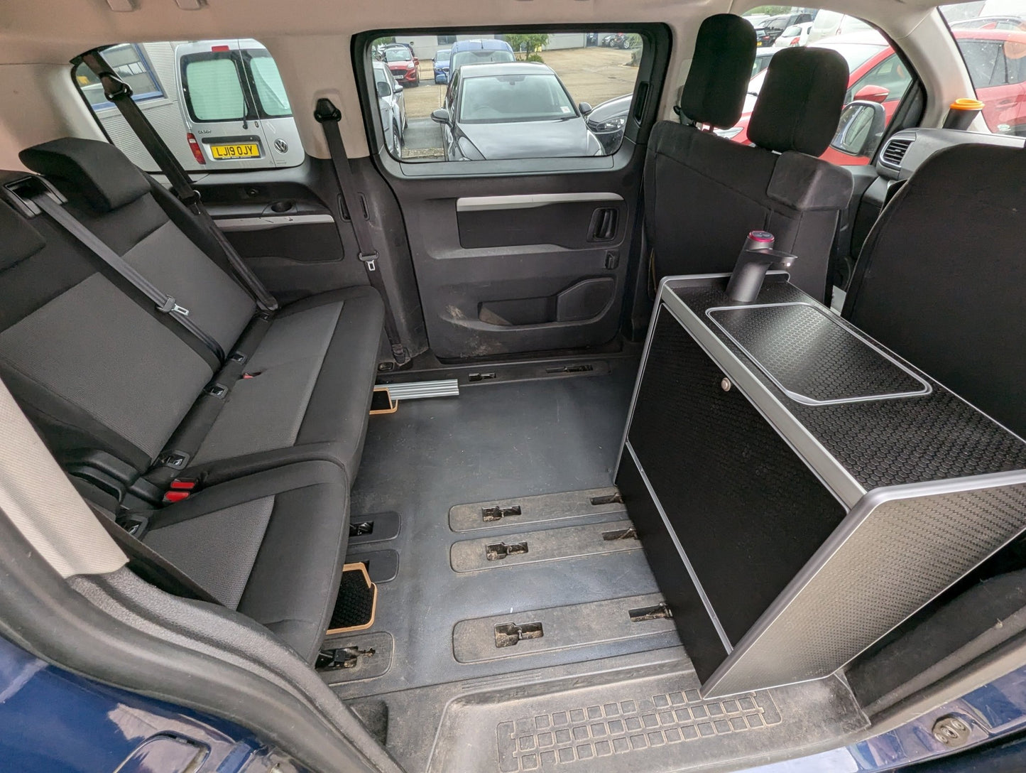 Vangear Modular - Bed campervan Bed for 3rd row seats - Spacetourer/Traveller/Proace - Vangear UK