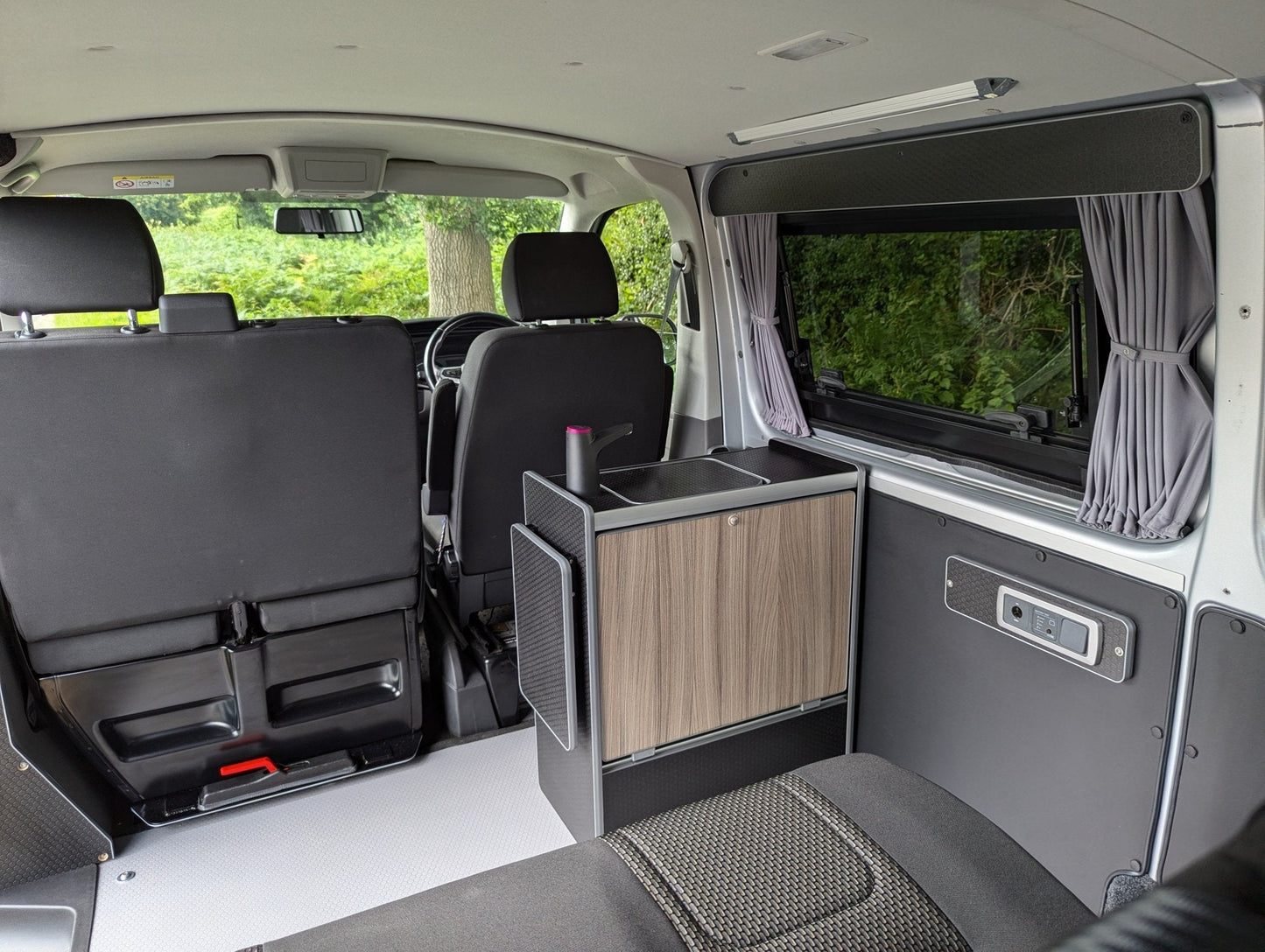 Vangear Nano - Pod Campervan Kitchen (Black) gen2.2 - Vangear UK