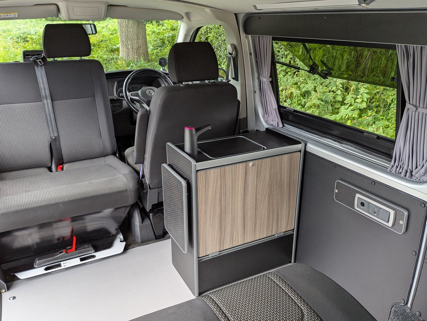 Vangear Nano - Pod Campervan Kitchen (Black) gen2.2 - Vangear UK