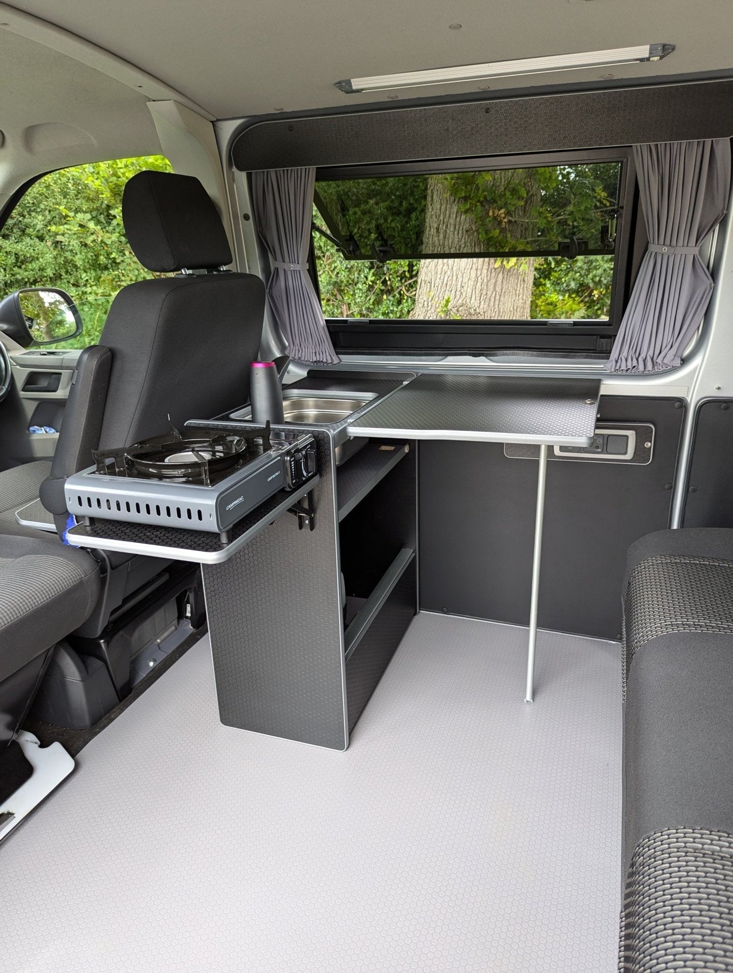 Vangear Nano - Pod Campervan Kitchen (Black) gen2.2 - Vangear UK