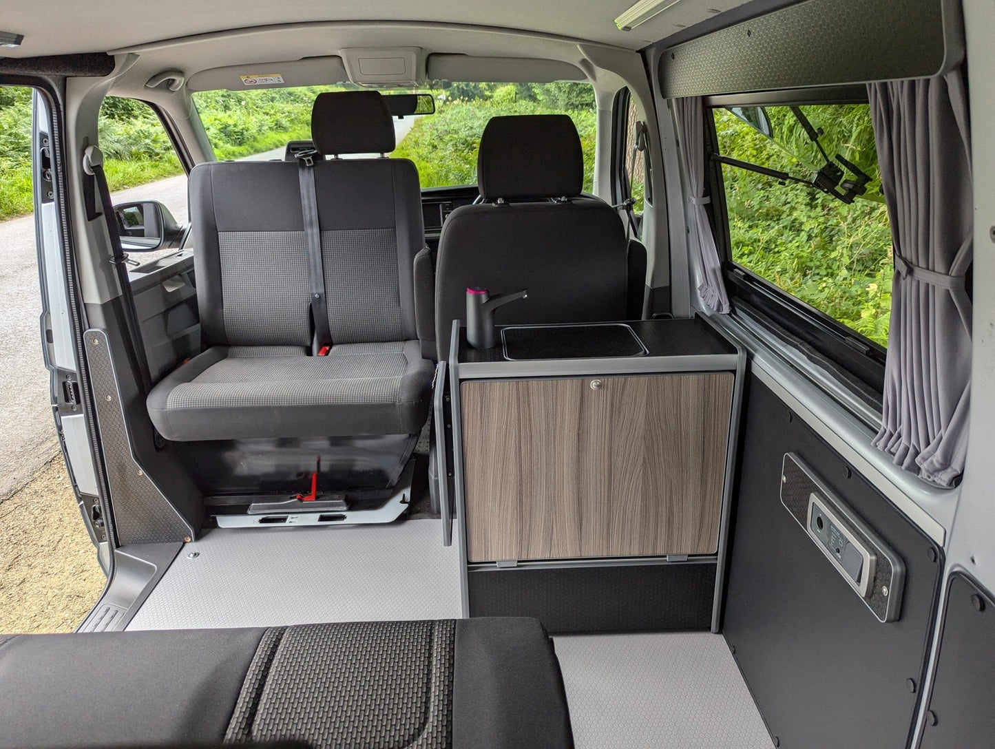 Vangear Nano - Pod Campervan Kitchen (Black) gen2.2 - Vangear UK