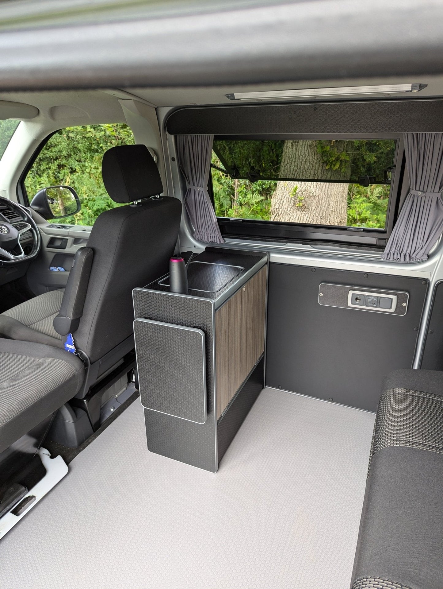 Vangear Nano - Pod Campervan Kitchen (Black) gen2.2 - Vangear UK