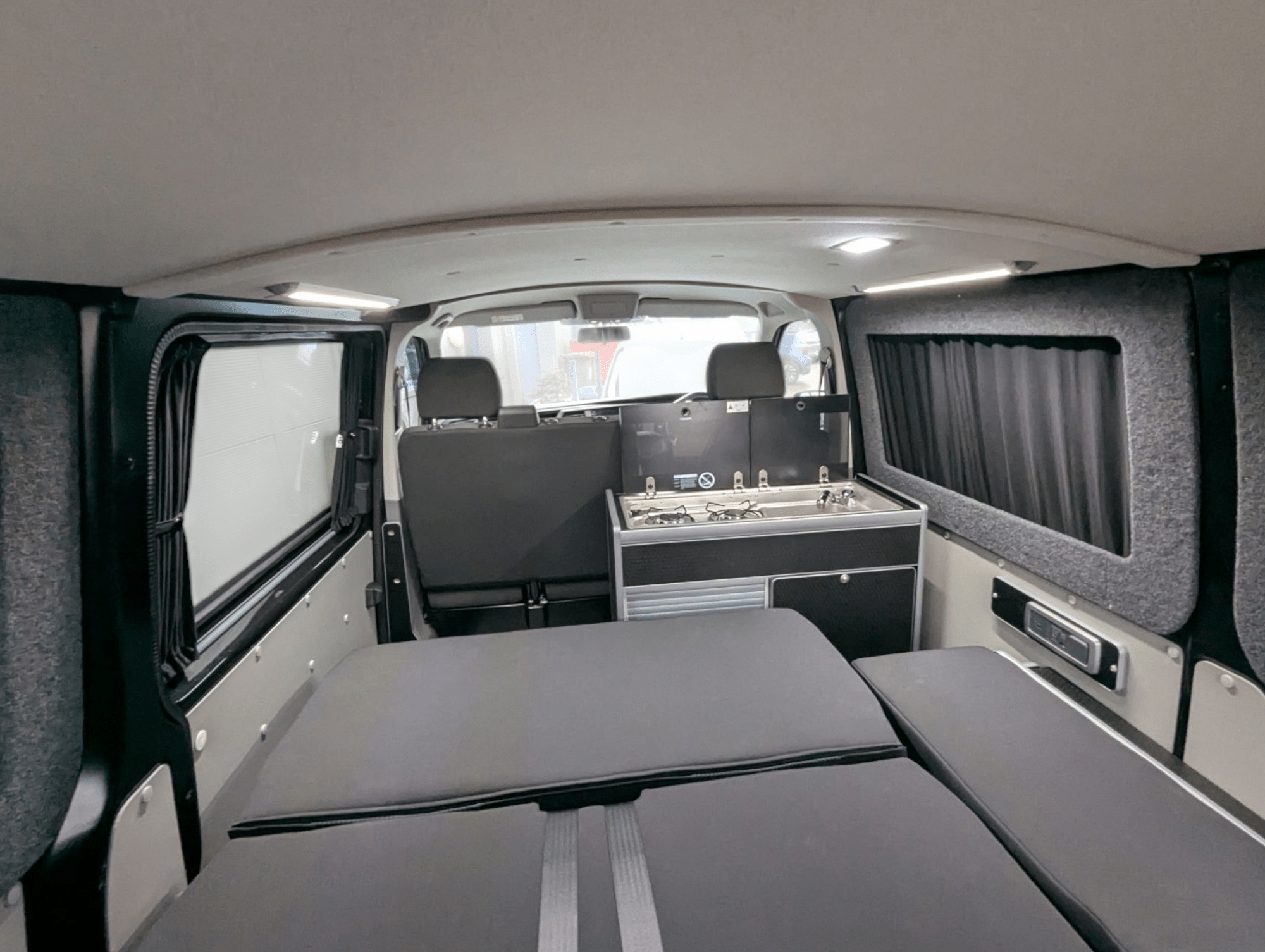 Vangear X - Pod (Gen2.2) Campervan kitchen (Black) (NOT including fridge) - Vangear UK