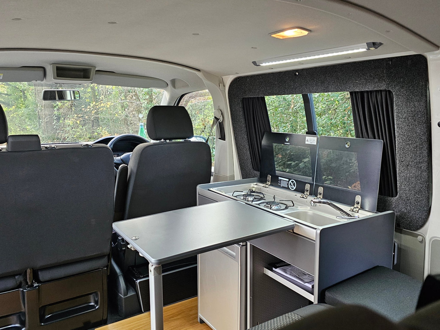 Vangear X - Pod (Gen2.2) Campervan kitchen - Black or Grey (fridge not included) - Vangear UK
