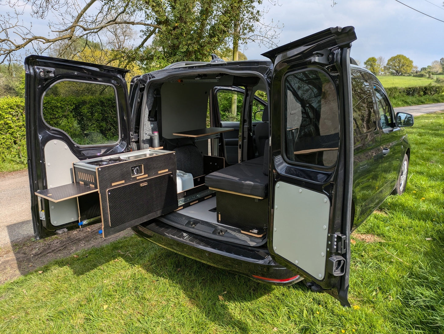Volkswagen 2021 Caddy Mk5 Campervan with a Vangear "CLUB" conversion. GJ21 ODX - Vangear UK