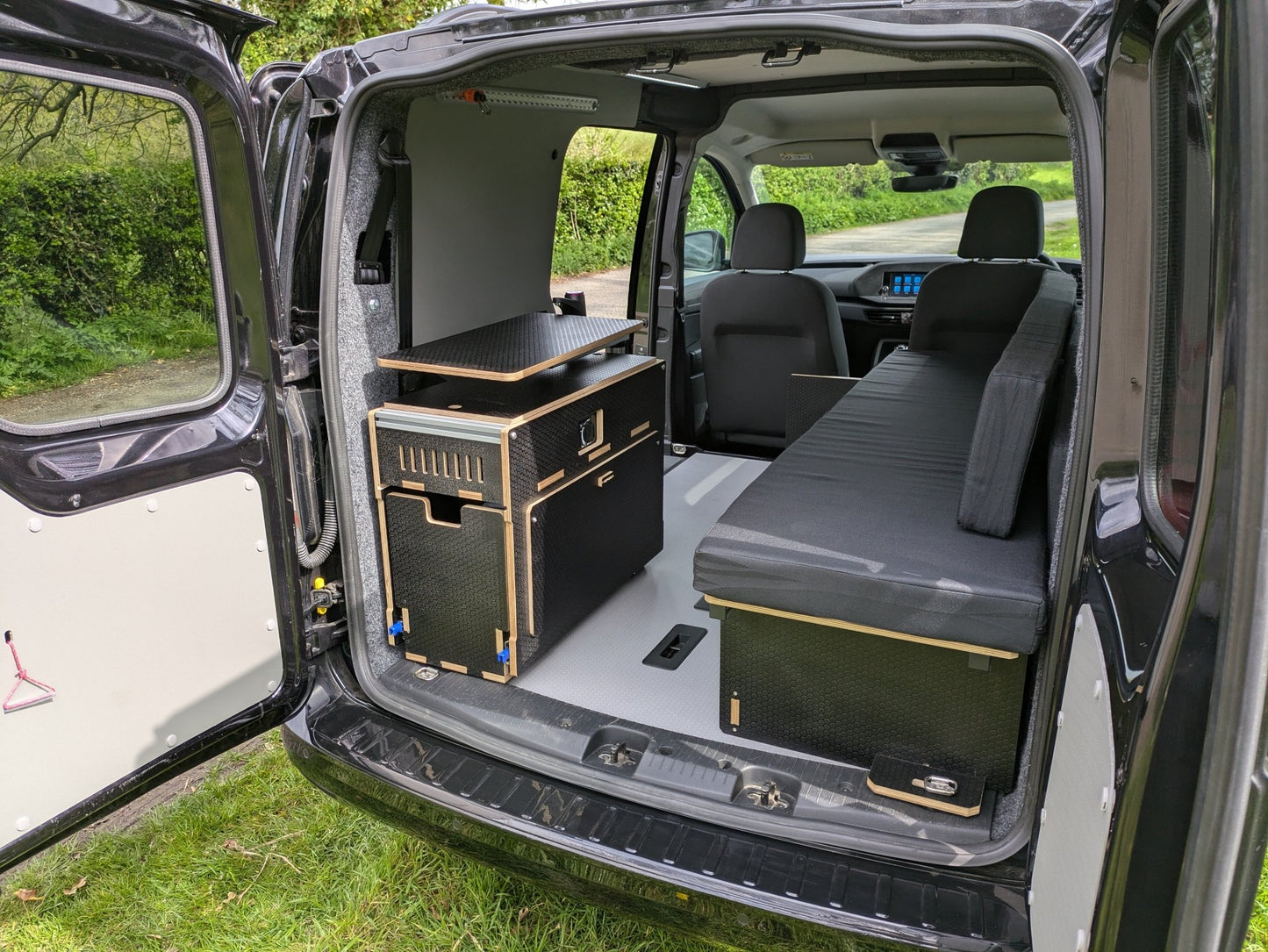 Volkswagen 2021 Caddy Mk5 Campervan with a Vangear "CLUB" conversion. GJ21 ODX - Vangear UK