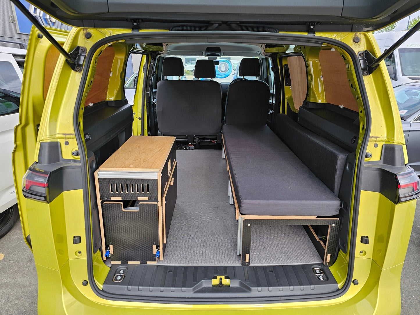 VW ID. Buzz Compact Campervan Bed (Buzz Cargo) - Vangear UK