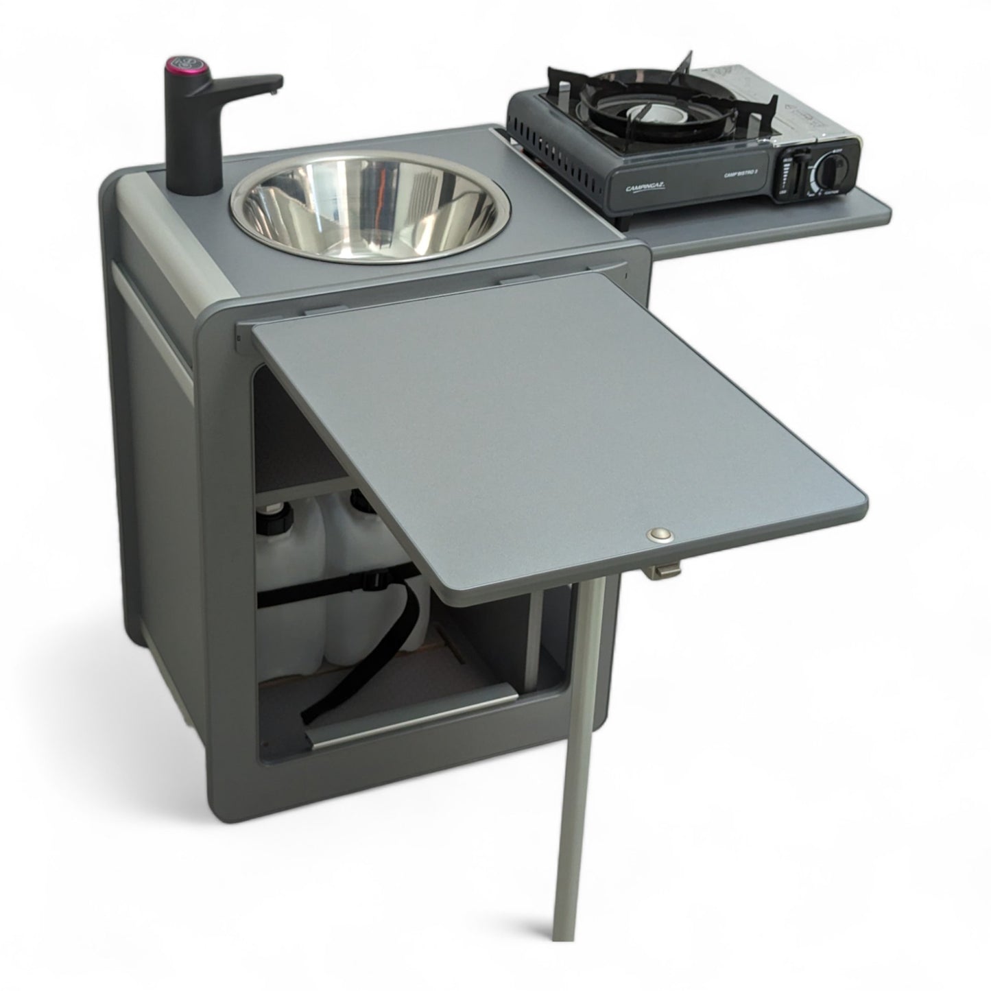 Vangear Mini-Pod Campervan Kitchen Pod (Grey) gen2.1 - Vangear UK