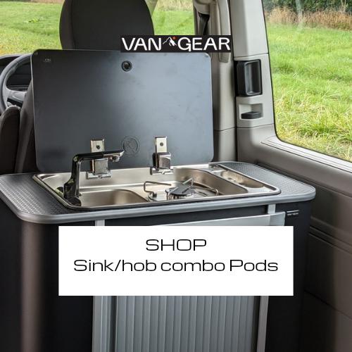 C. Sink/hob combo Pods-Campervan Kitchens - Vangear UK